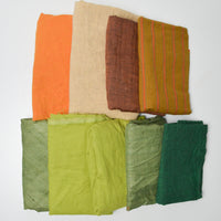 Rainbow Linen-Like + Flowy Woven Fabric Bundle