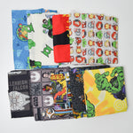 Superhero Print Quilting Weight Woven Fabric Bundle