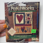 Bucilla Patchwork No Sew Applique Project - American Heart Sampler