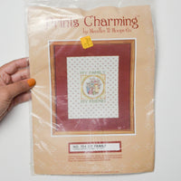 Prints Charming My Family My Friends Stamped Cross Stitch Kit