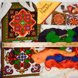 Designer Needlepoint Kit - Partially Worked