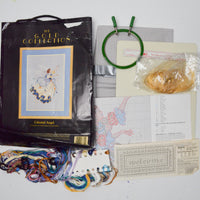 DMC The Gold Collection Celestial Angel Counted Cross Stitch Kit - Started