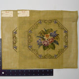 Vintage Harrods Floral Needlepoint or Cross Stitch Panels