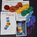 Tsarina of Tsocks Seven Chakras Sock Knitting Kit - Women's Medium/Large