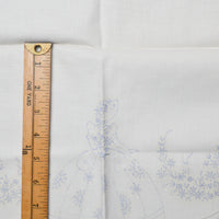 Floral + Lady in Bonnet Dresser Scarf, Stamped to Embroider