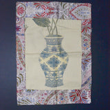 Brocade Vase Pieced Wall Hanging