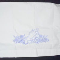 Praying Hands Pillowcase, Stamped for Embroidery