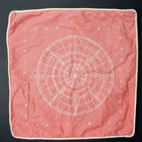 Faded Pink Leslie Linsley Nantucket Compass Square Pillow Cover