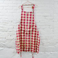 Red + Green Checkered Apron