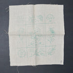 Vintage Elsa Williams Jacobean Floral Linen, Stamped for Crewel Embroidery