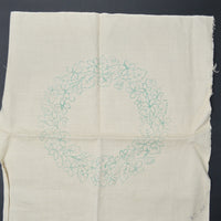 Wreath Linen Canvas, Stamped for Embroidery