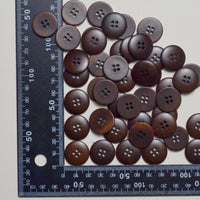 Brown 13/16" Buttons - Bag of 40+ Default Title