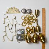 Assorted Vintage Brass Upholstery Hardware Default Title