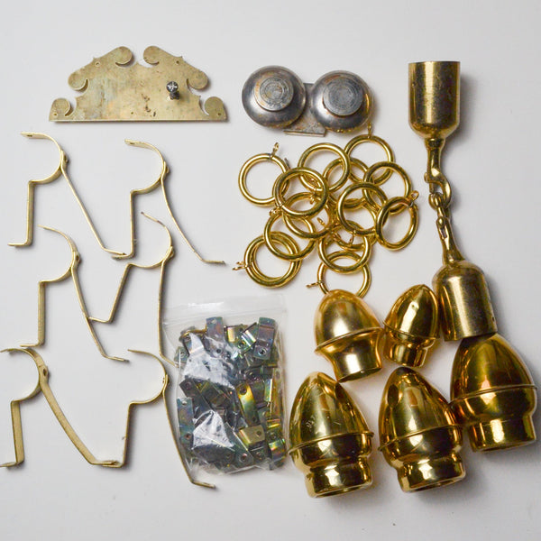 Assorted Vintage Brass Upholstery Hardware Default Title