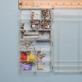 Grommets, Snaps + Tools in Clear Compartment Case