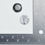 Marbled Plastic Two-Hole Buttons - Set of 2