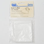 Dritz White Knit Collar