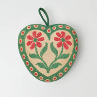 Double-Sided Heart-Shaped Vintage Pin Cushion