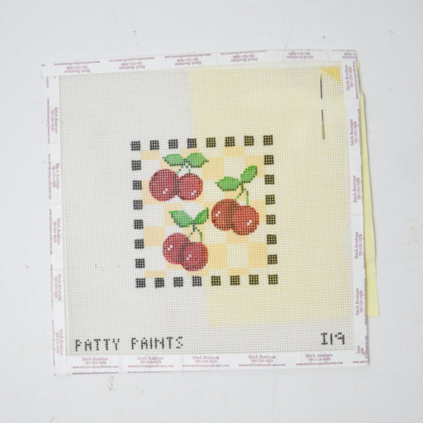 Patty Paints Cherry Cross Stitch Pattern