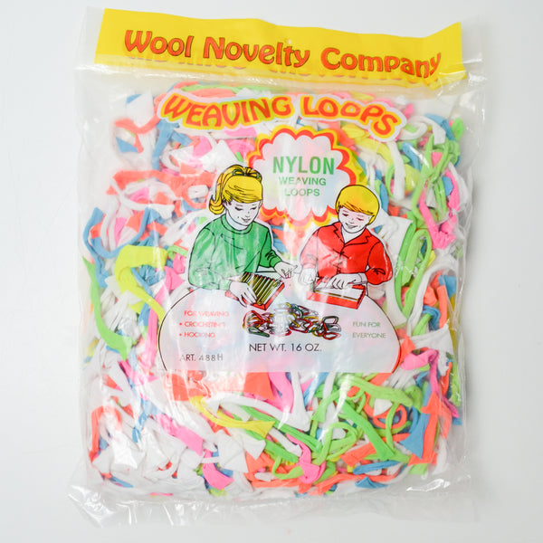 White + Neon 16 oz. Bag Nylon Weaving Loops