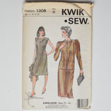 Kwik Sew 1308 Misses' Dress + Jacket Sewing Pattern Size 14-20 Default Title