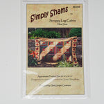 Simply Shams SEU 319 Scrappy Log Cabins Pillow Sham Quilting Pattern Default Title