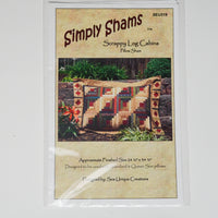 Simply Shams SEU 319 Scrappy Log Cabins Pillow Sham Quilting Pattern Default Title