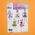 Simplicity 4046 Adult Costume Sewing Pattern Size HH (6-12)