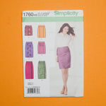 Simplicity 1760 Skirt Sewing Pattern Size H5 (6-14)