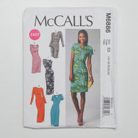 McCall's M6886 Dress Sewing Pattern Size E5 (14-22)