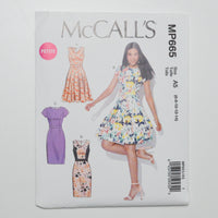 McCall's MP665 Dress Sewing Pattern Size A5 (6-14)