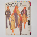 McCall's 7255 Jacket, Skirt, + Pants Sewing Pattern - Size 14