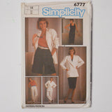 Simplicity 6777 Suit Separates Sewing Pattern - Size 14