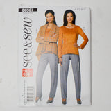 See + Sew B6507 Jacket, Tunic + Pants Sewing Pattern Size A (6-22)