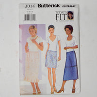 Butterick 3014 Skirt Sewing Pattern