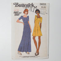 Butterick 3633 Dress Sewing Pattern - Size 12