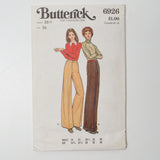 Butterick 6926 Pants Sewing Pattern - Waist Size 26 1/2"