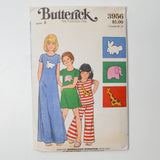 Butterick 3956 Child's Pajamas Sewing Pattern - Size 8