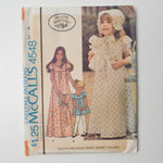 McCall's 4548 Child's Dress, Bonnet + Bag Sewing Pattern - Size 5