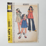 McCall's 3696 Child's Dress + Jeans Top Sewing Pattern - Size 7