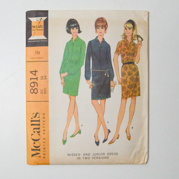 McCall's 8914 Dress Sewing Pattern - Size 14