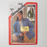 Simplicity 5358 Jacket Sewing Pattern - Size 14