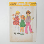 Simplicity 7276 Child's Jumper, Top, + Pants  Sewing Pattern - Size 4