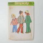 Simplicity 6583 Child's Pullover Smock Top + Pants Sewing Pattern - Size 5