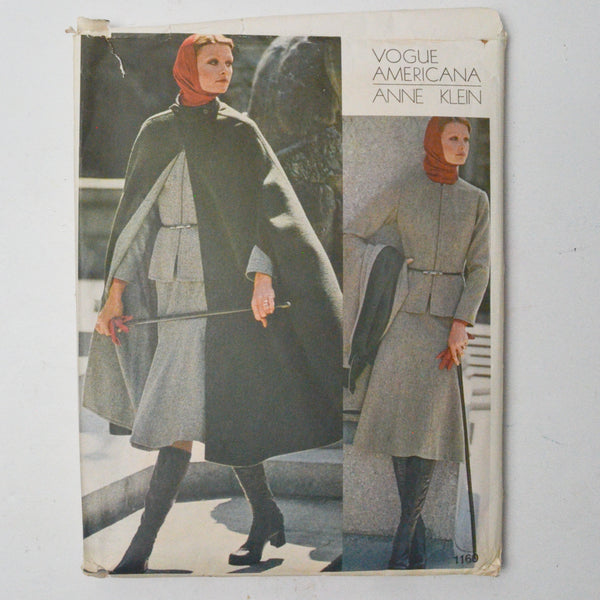 Vogue Anne Klein 1160 Jacket, Skirt + Pants Sewing Pattern - Size 8