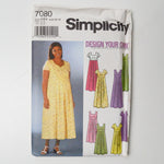 Simplicity 7080 Maternity Design Your Own Dress Sewing Pattern - Size HH (6-12)