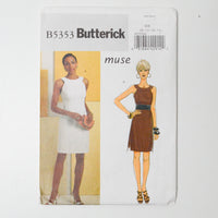 Butterick B5353 Dress Sewing Pattern - Size HH (8-14)