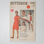 Butterick 5593 Dress + Scarf Sewing Pattern - Size 14