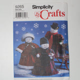 Simplicity Crafts 9265 Snowman Doll Sewing Pattern