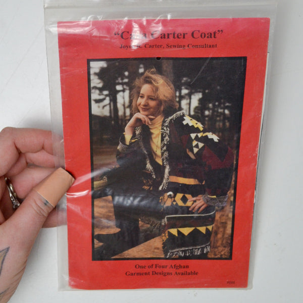 Casa Carter Coat Fringed Afghan Sewing Pattern